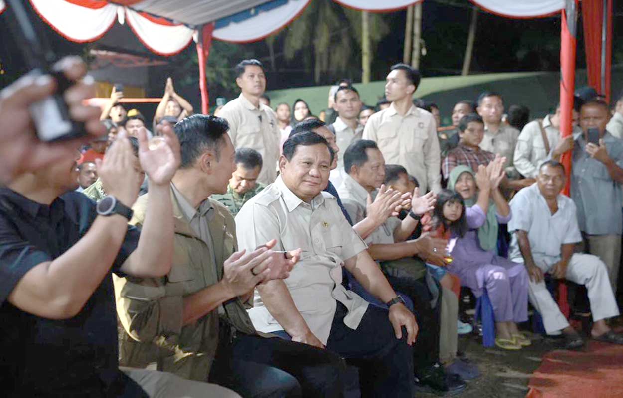 Tinjau Tapsel, Presiden Prabowo Apresiasi Percepatan Jembatan Garoga dan Pulihnya Akses Desa