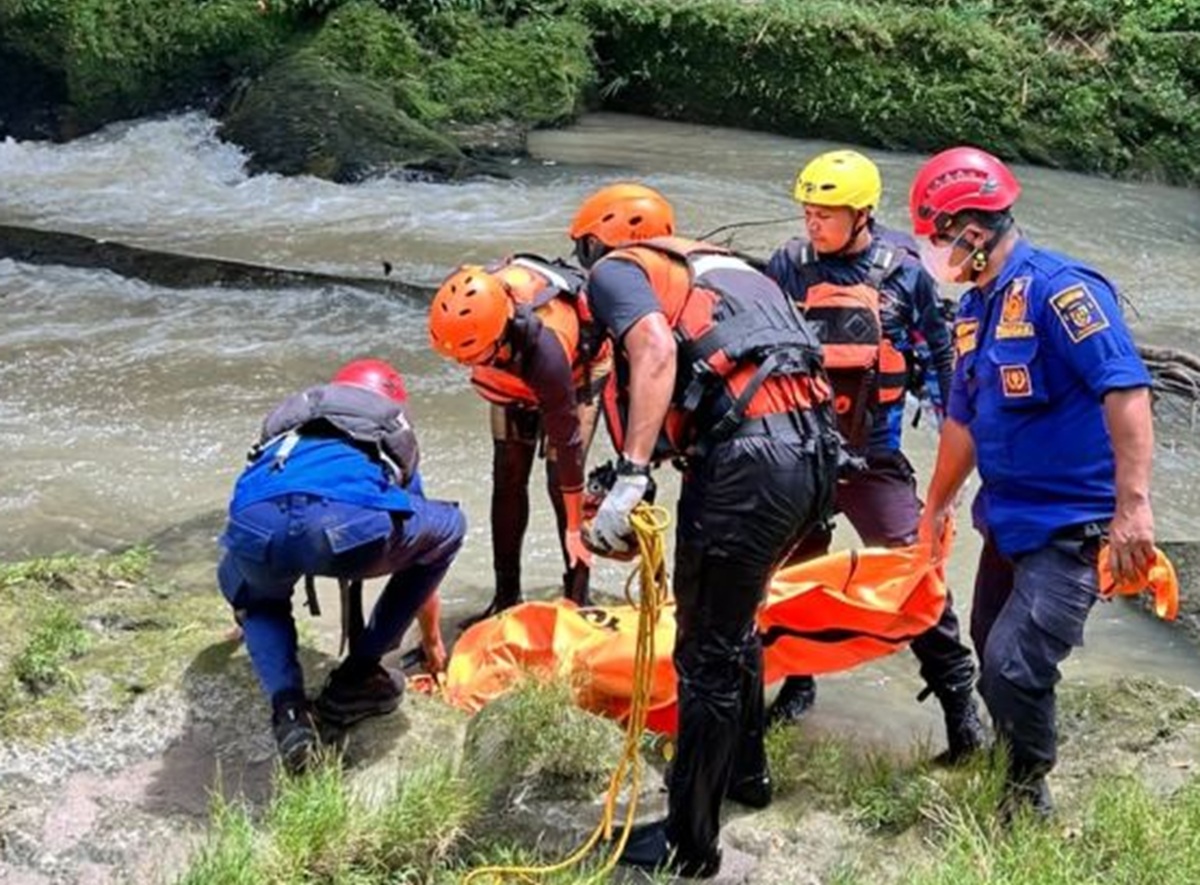 Dua Hari Pencarian, Tim SAR Temukan Pria yang Hanyut di Sungai Bah Toguran Simalungun