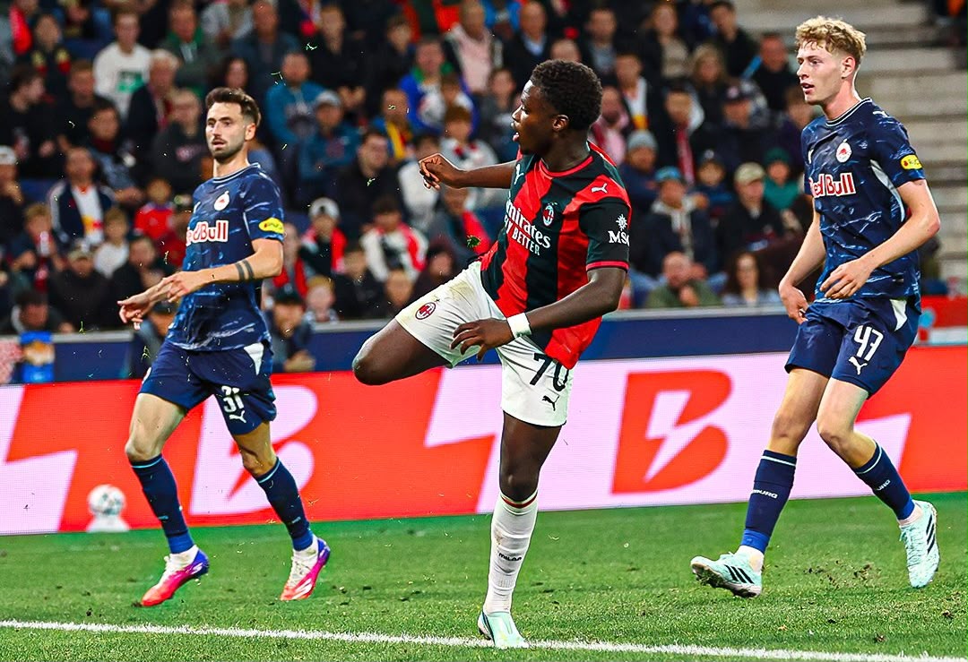 AC Milan Pesta Gol di Markas Salzburg, Alphadjo Cisse Jadi Bintang