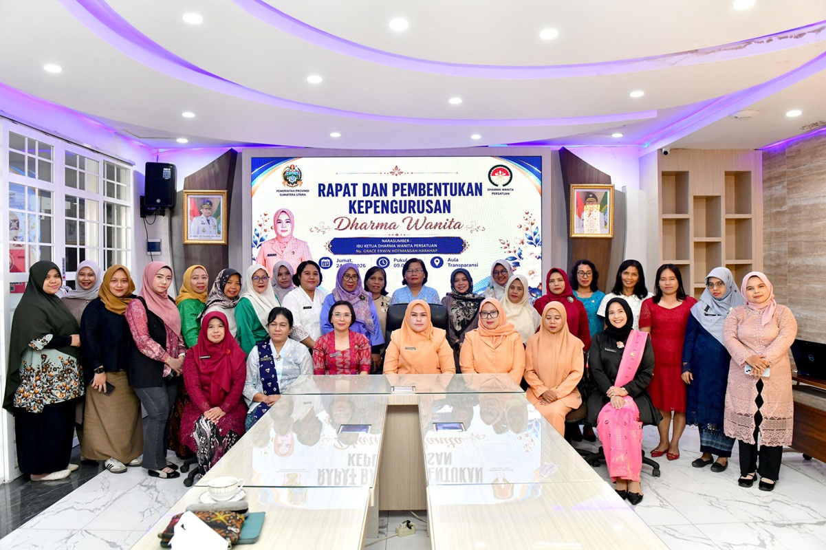Sempat Vakum, DWP Diskominfo Sumut Resmi Bangkit Dan Susun Pengurus Baru
