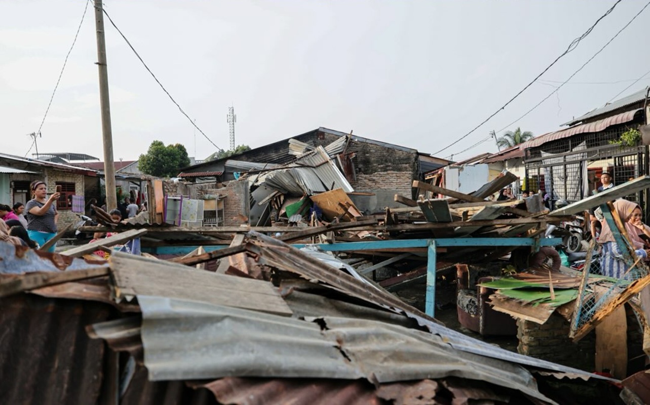 Dampak Cuaca Ekstrem di Medan Meluas, Jumlah Rumah Rusak Melonjak Jadi 307