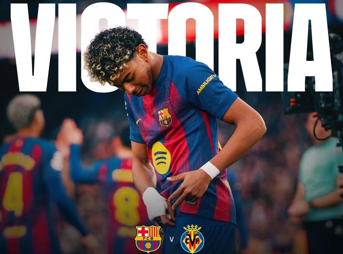 Sejarah di Camp Nou! Hat-trick Lamine Yamal Benamkan Villarreal 4-1