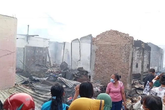 Pasar Dwikora Pematang Siantar Sumut Dilalap Api, 311 Kios Ludes dalam Semalam