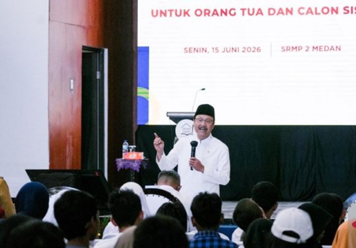 Gus Ipul Buka Open House Sekolah Rakyat Medan, Tegaskan Bebas Perundungan dan Kekerasan