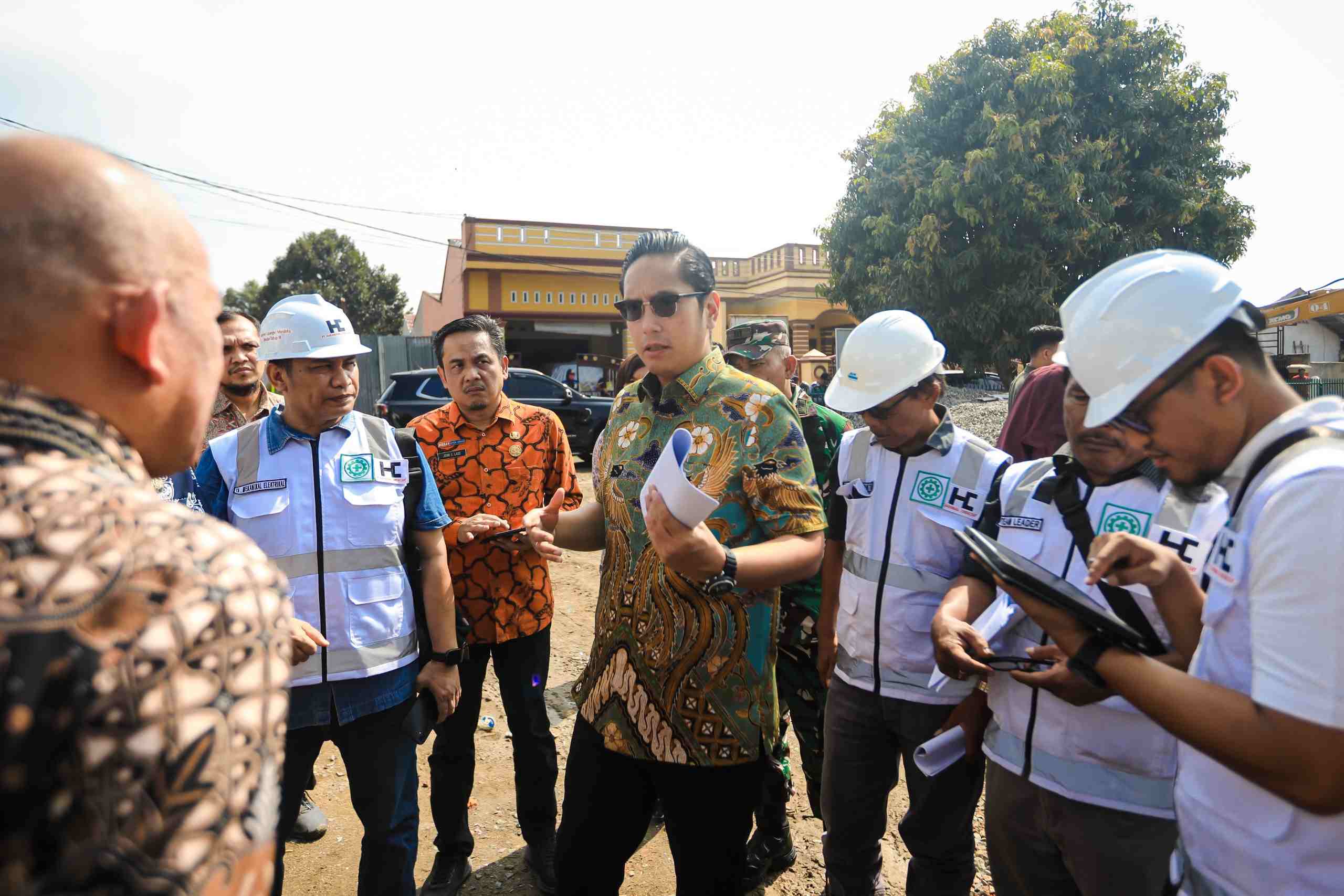 Tinjau Puskesmas Tuntungan, Rico Waas Tegaskan Pembangunan Harus Tepat Waktu
