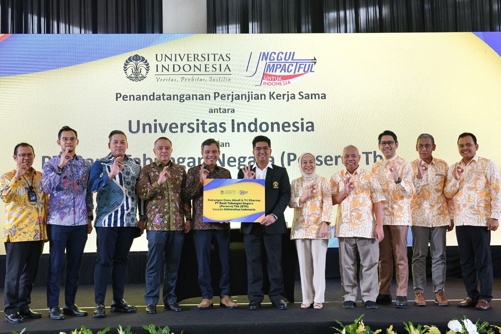 BTN Kolaborasi dengan UI untuk Pengembangan Kampus dan Pemberdayaan Akademisi