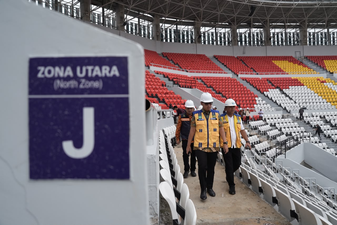 Rico Waas Minta Stadion Teladan Rampung Tepat Waktu Tanpa Abaikan Kualitas