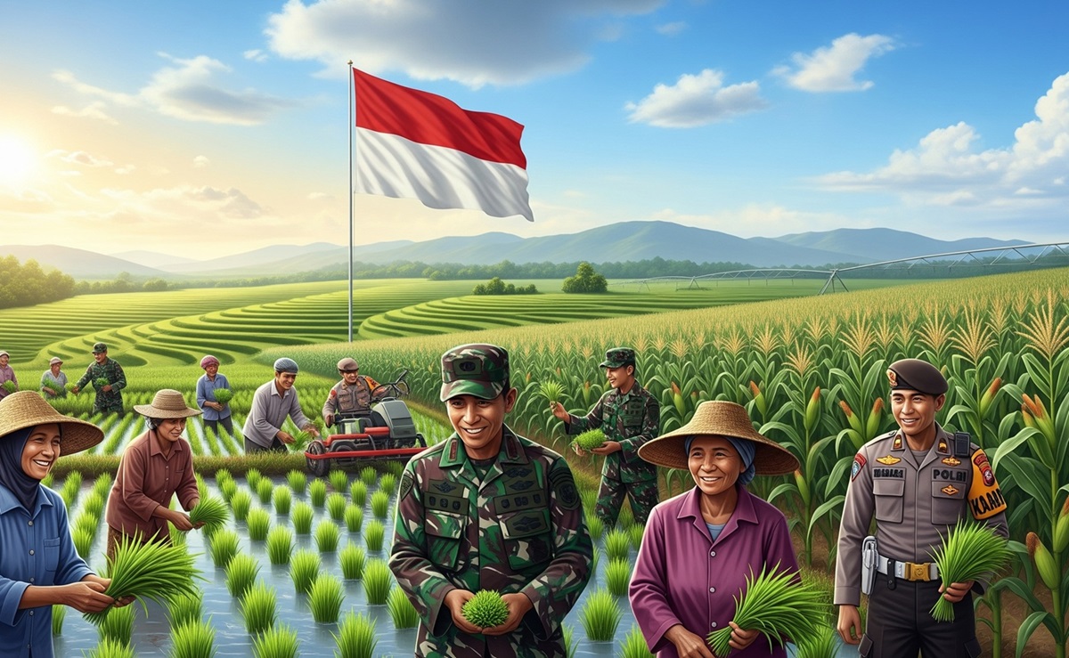 Indonesia Lumbung Pangan Dunia, Bawa Bangsa Capai Swasembada 5 Tahun ke Depan