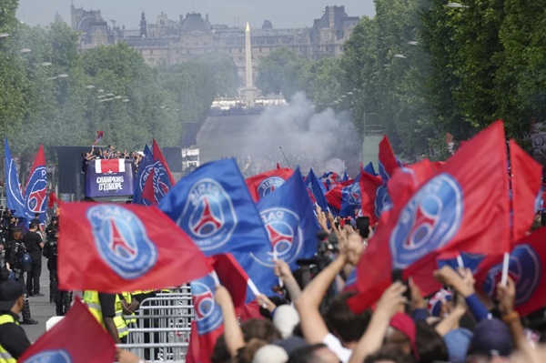 79 Orang Ditahan dari Kerusuhan Perayaan PSG Sang Jawara Liga Champions PSG