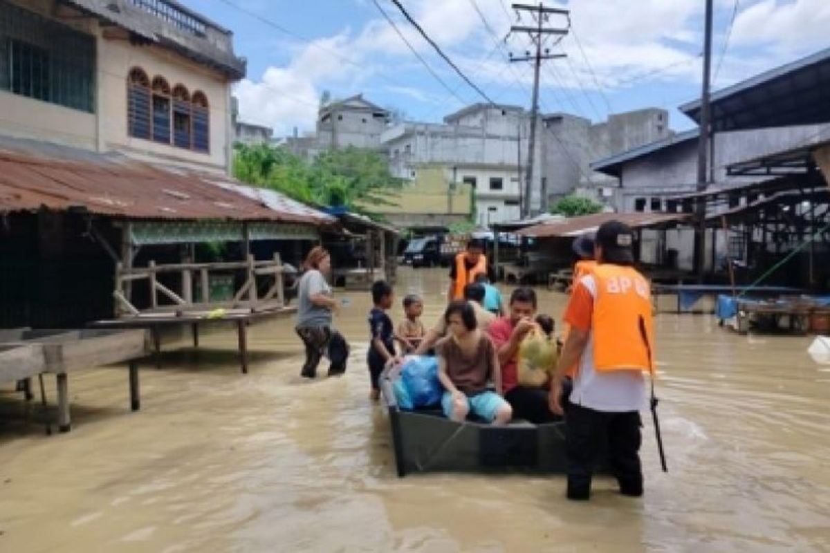 Kota Tebing Tinggi Dilanda Banjir, 1.051 KK Terdampak di Empat Kecamatan