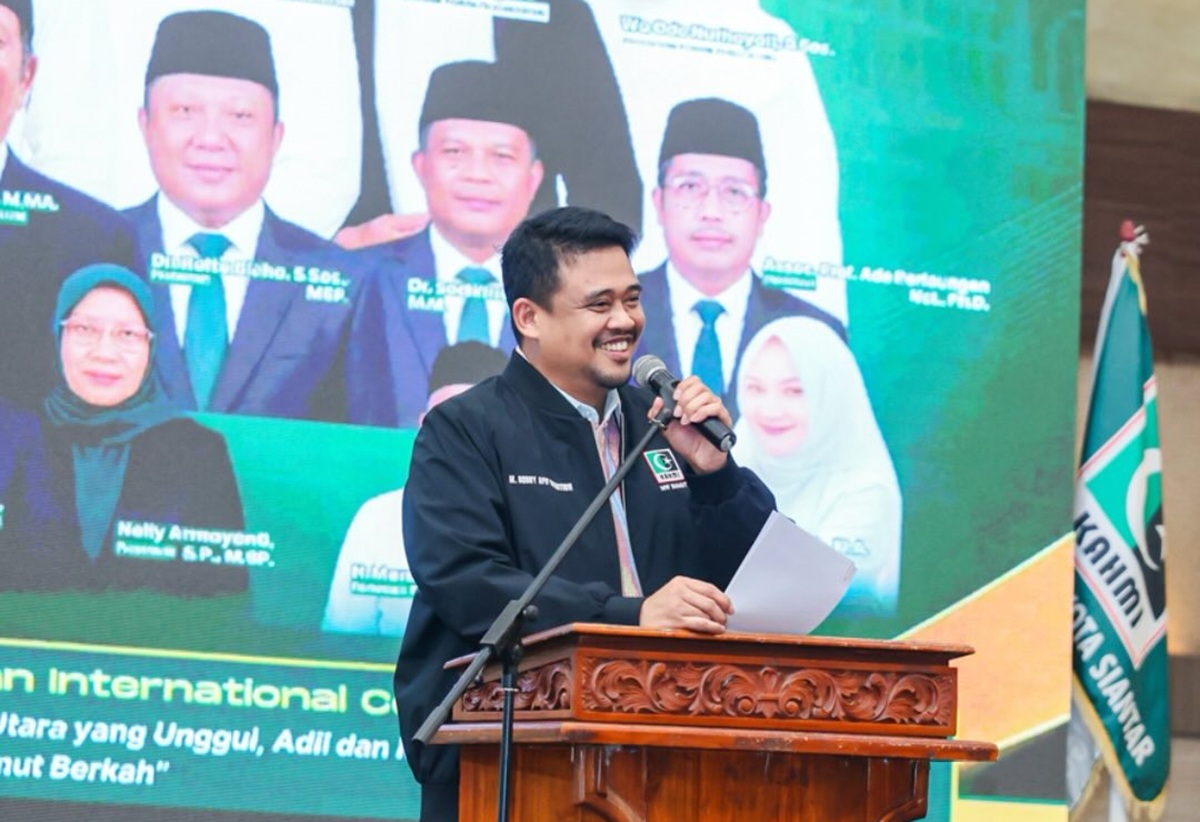 Pelantikan Pengurus KAHMI Sumut 2026-2031, Bobby Nasution Minta Kolaborasi Berantas Narkoba
