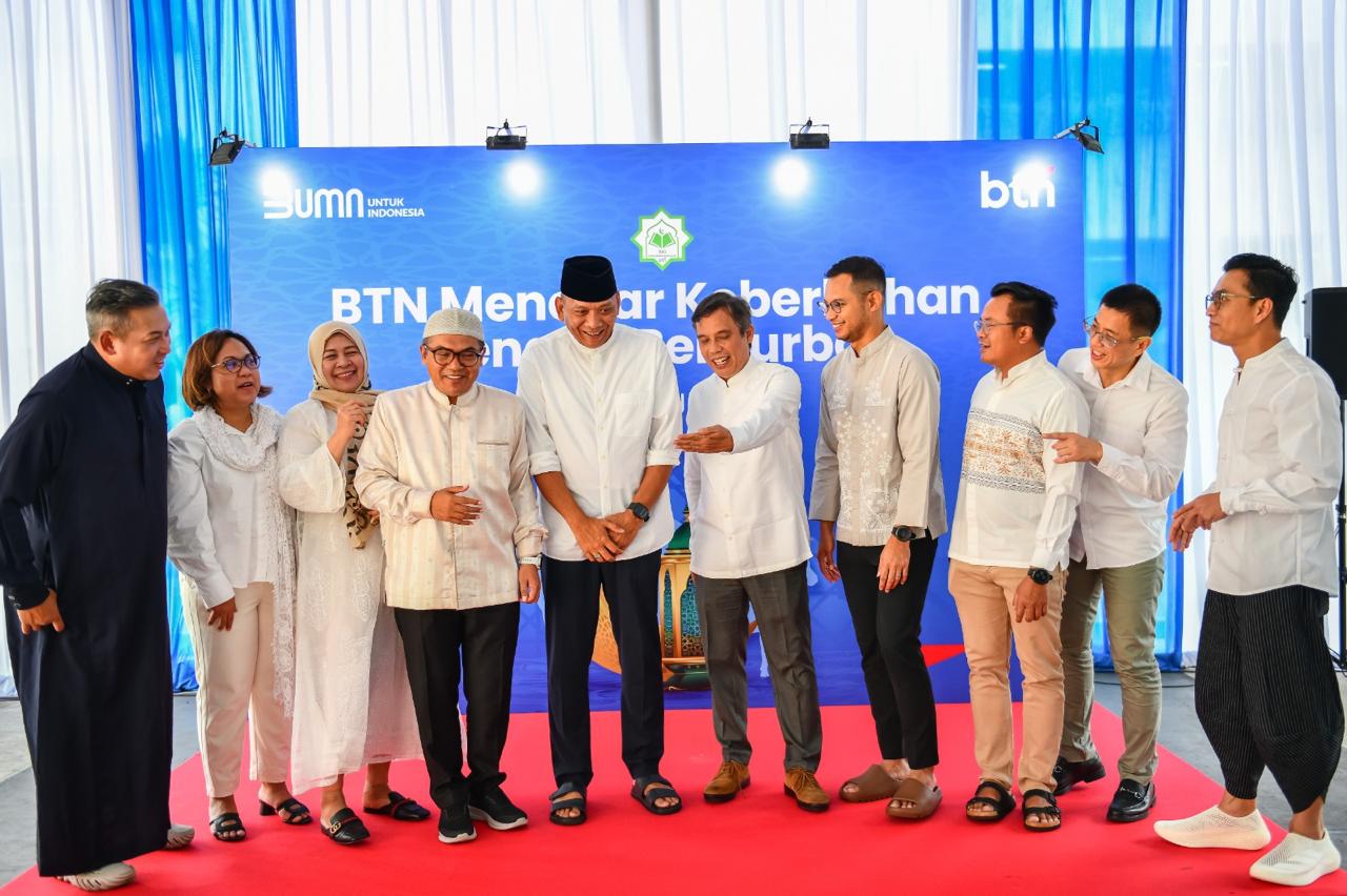 Tebar Keberkahan Idul Adha, BTN Sumbangkan 587 Hewan Kurban 
