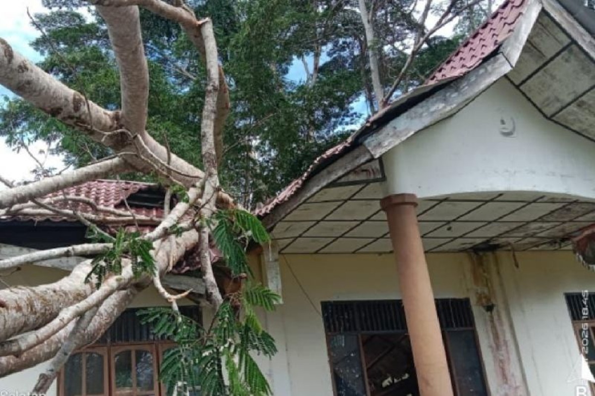 Angin Kencang dan Longsor Landa Nias, Satu Kantor Pemerintah Dilaporkan Rusak