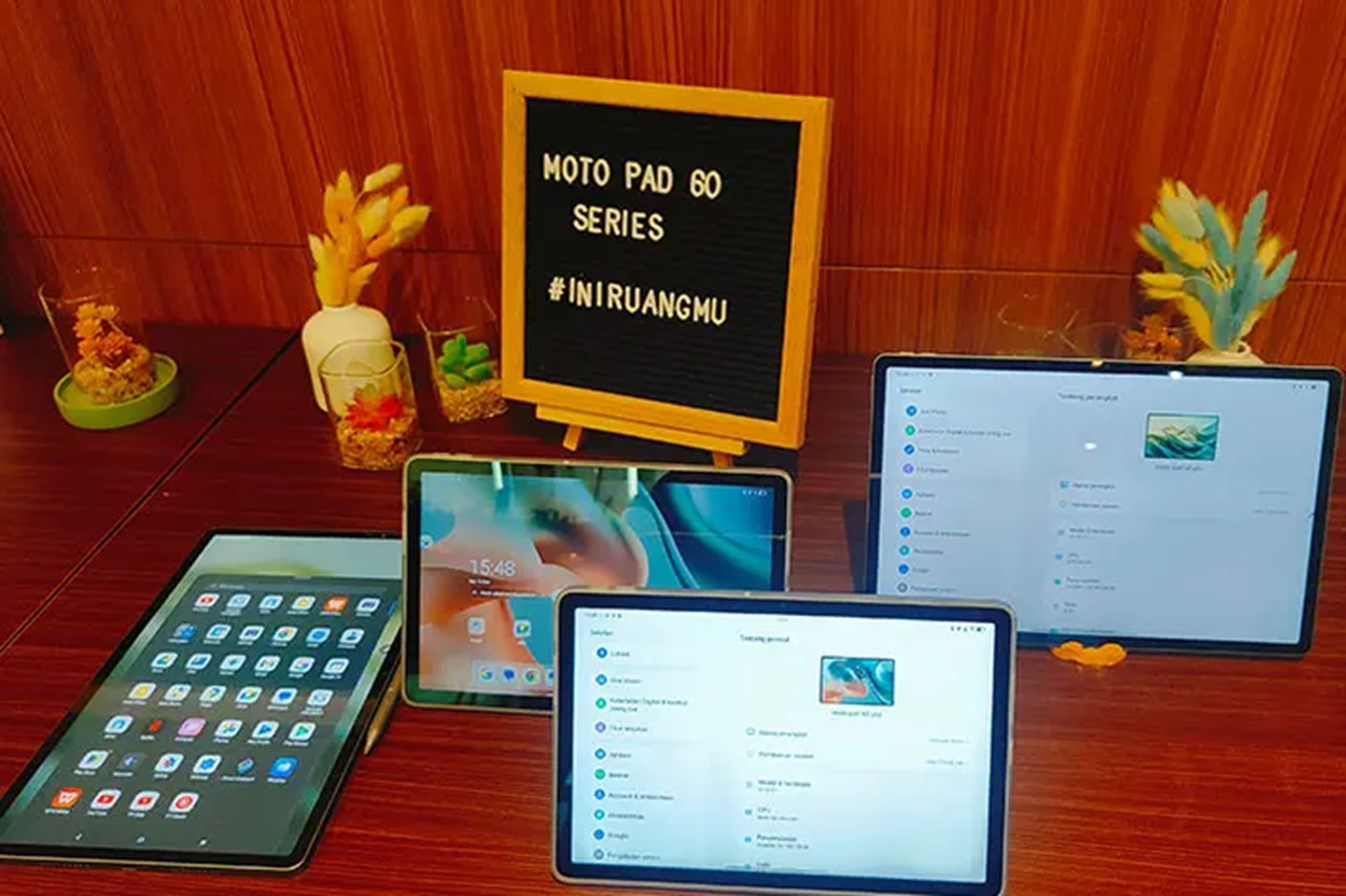 Motorola Resmi Luncurkan Moto Pad 60 Series di Indonesia, Tablet Flagship dengan Layar 3K dan Baterai Jumbo!