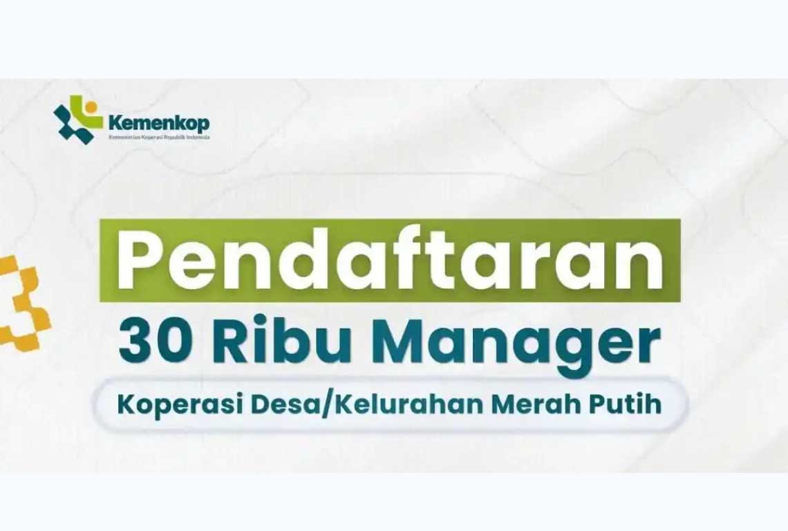 Peluang Karir Besar: Pemerintah Cari 30.000 Manajer Koperasi Desa Merah Putih