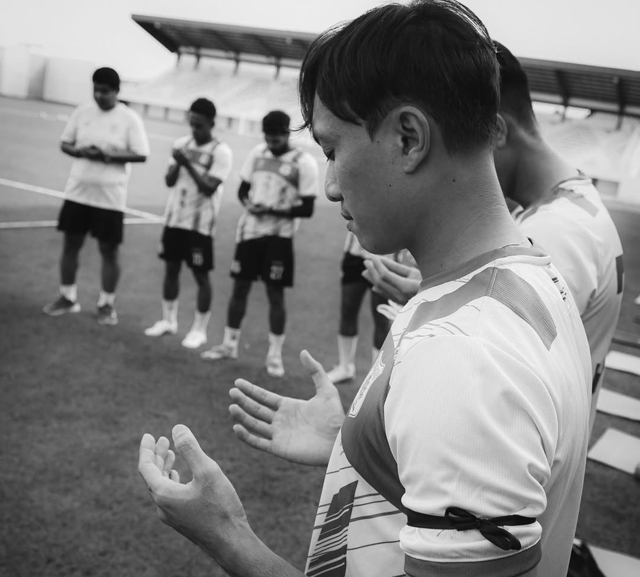  Solidaritas Bencana! PSMS Medan Gelar Latihan Perdana Liga 2 Dibalut Pita Hitam