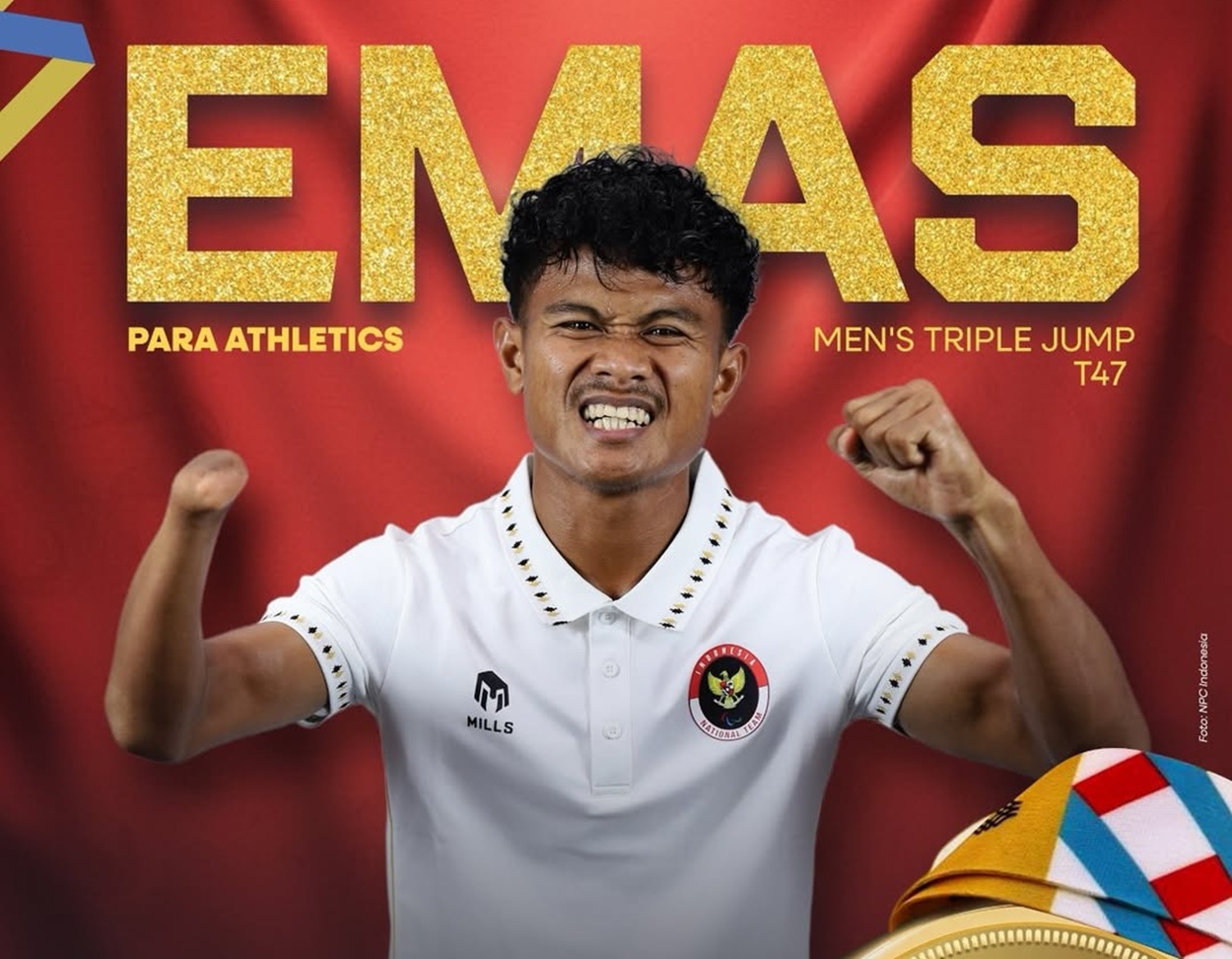 Lompatan Emas Rezza Surya Amri: Atlet Sumut Pecahkan Rekor di ASEAN Para Games 2025