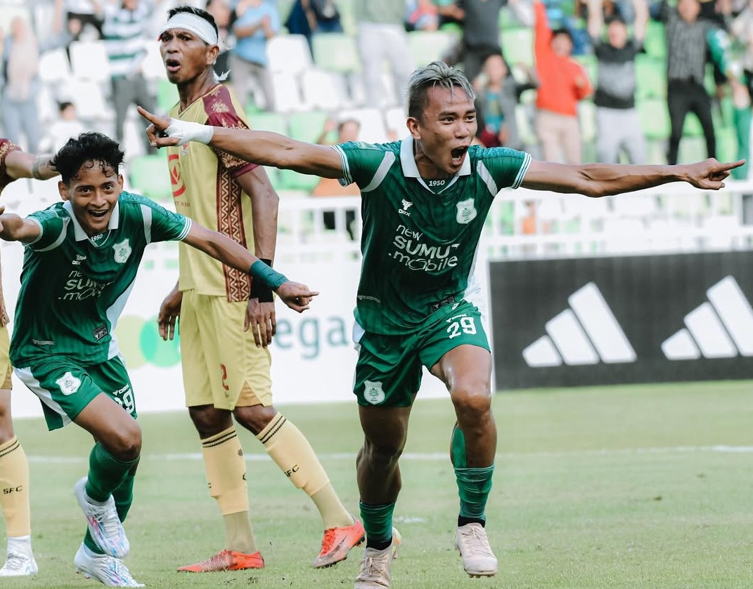 PSMS Medan Libas Sriwijaya FC 3-1: Gol Cadenazzi Jadi Pembuka Kemenangan