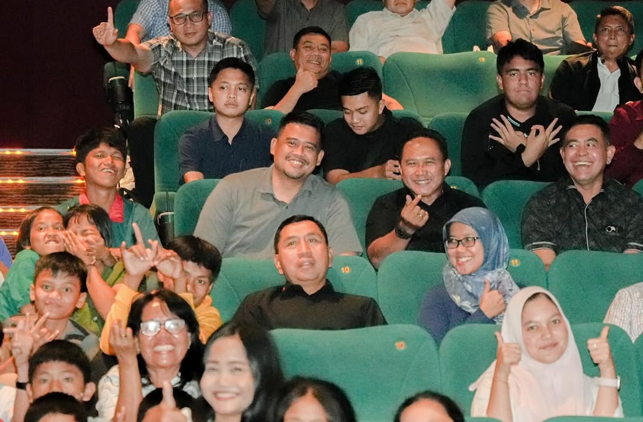 Bobby Nasution Nobar Film Believe: Tumbuhkan Semangat Kepemimpinan Penuh Integritas di Sumut!