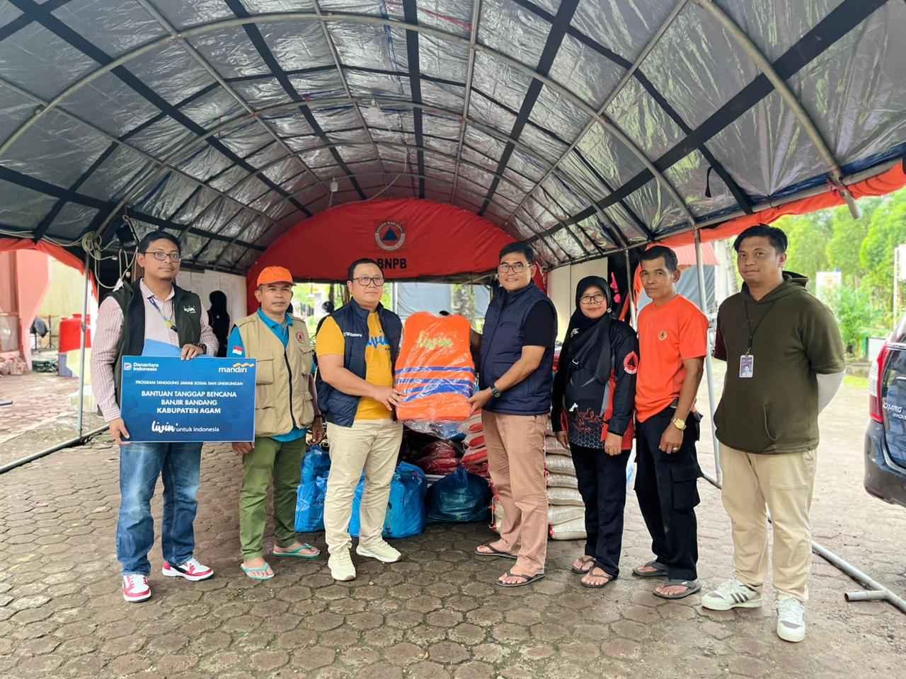 Bank Mandiri Hadir untuk Sumatera, Ribuan Bantuan Tanggap Darurat Disalurkan bagi Warga Terdampak Bencana