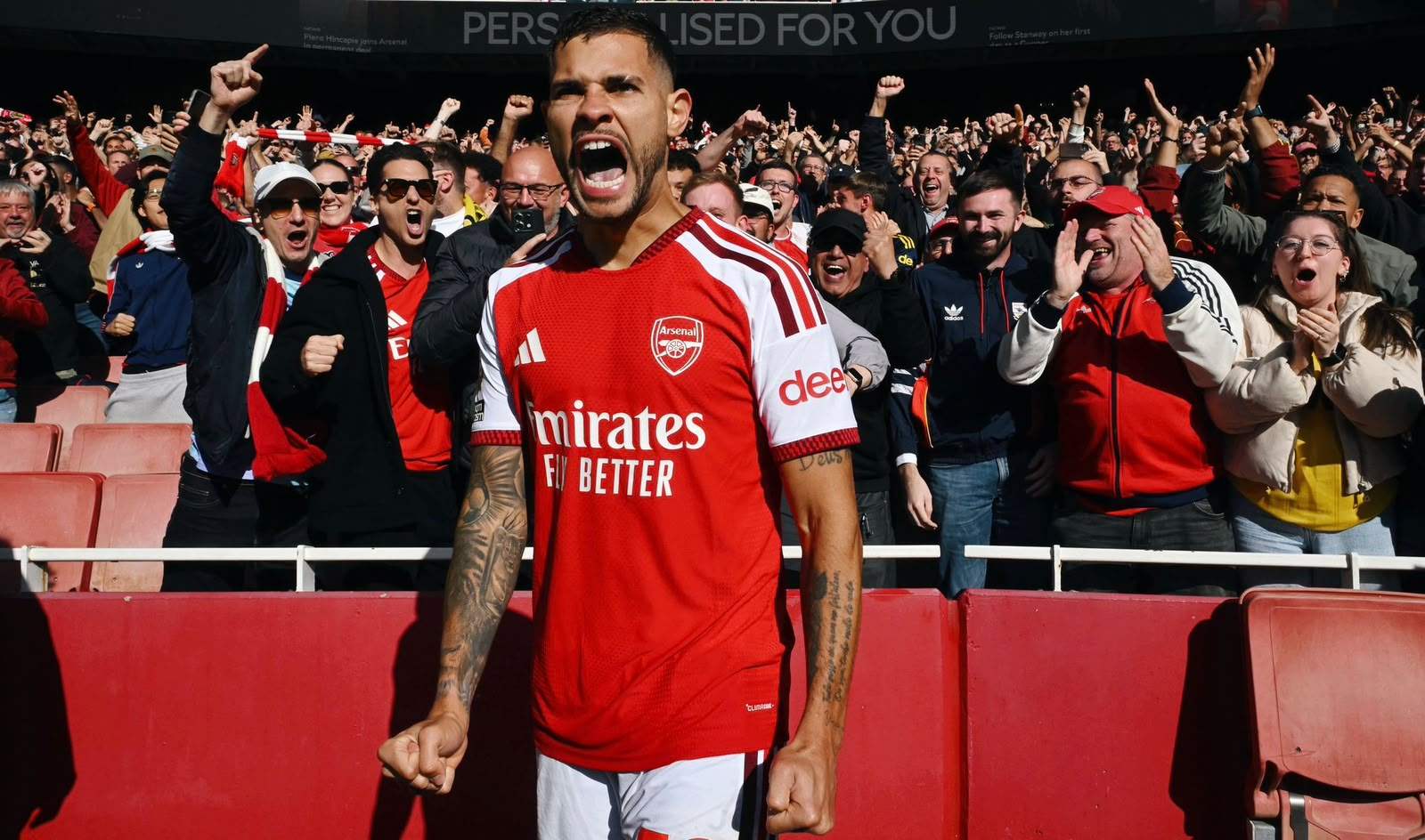 Arsenal Comeback 2-1 atas Leeds United, Calafiori dan Guimaraes Jadi Penentu