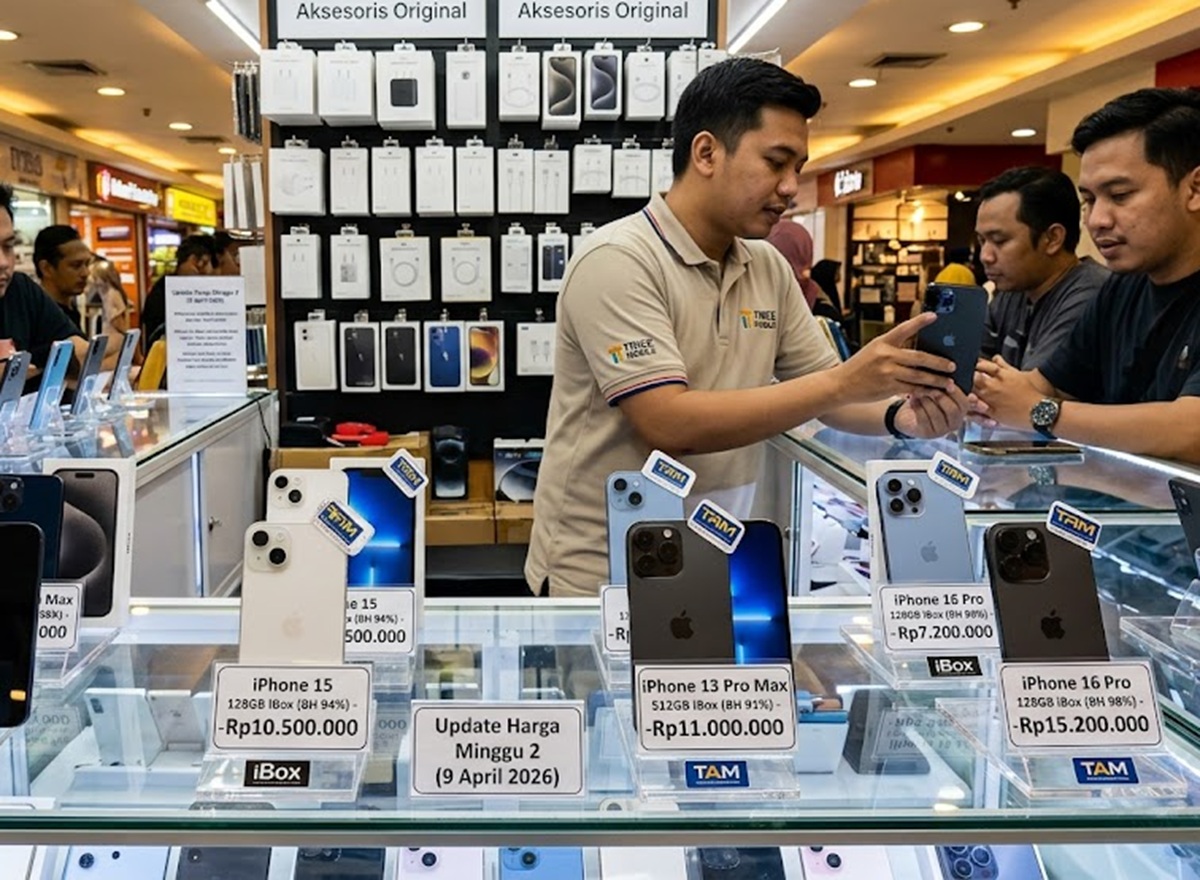 Update Harga iPhone Bekas iBox April 2026: Seri Pro Masih Dominasi Pasar ITC Kuningan