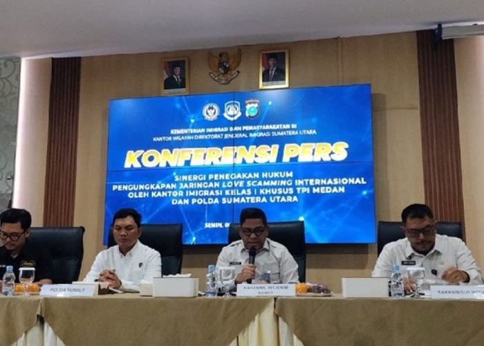 Incar Pria Jepang, Sindikat Love Scamming Internasional di Medan Digulung Petugas