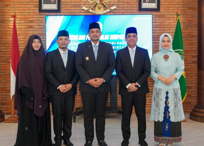 Gubernur Bobby Lantik Pejabat Baru di Pemprov Sumut,  Dorong Sinergi dan Anti Ego Sektoral
