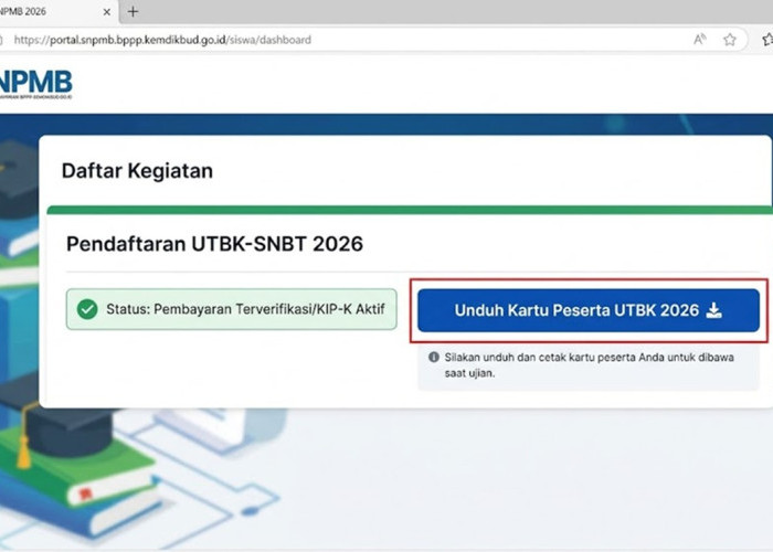 Hanya 5 Hari! Simak Prosedur dan Jadwal Unduh Kartu Peserta UTBK-SNBT 2026