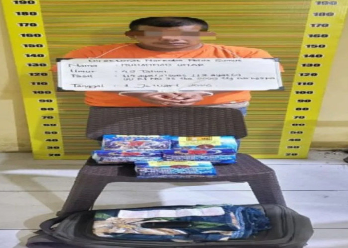 Bawa 5 Kg Sabu di Bus Umum, Kurir Jaringan Aceh-Riau Tertangkap di Perbatasan Sumut