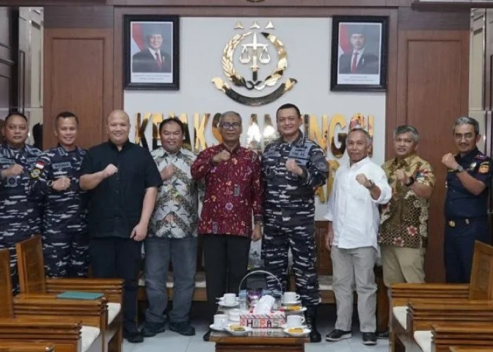Fokus Jaga Keamanan Perairan !! Kajati Sumut dan TNI AL Belawan Perkuat Sinergi