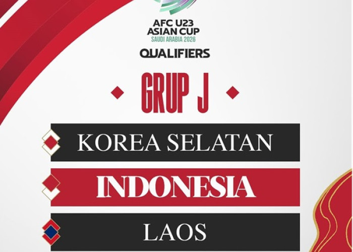 Kualifikasi Piala Asia U23 2026: Indonesia Tantang Korea Selatan, Laos, dan Makau di Grup J