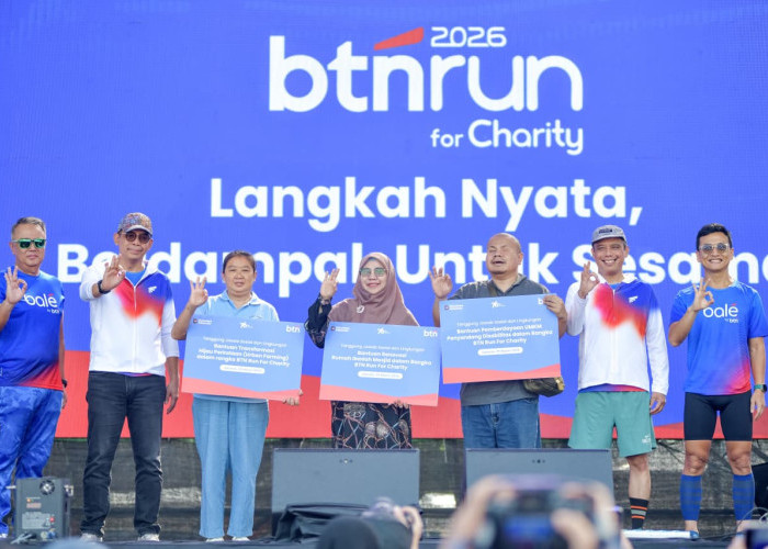 BTN Run 2026 for Charity Jadi Aksi Nyata untuk Negeri, Donasi Tembus Rp 760 Juta