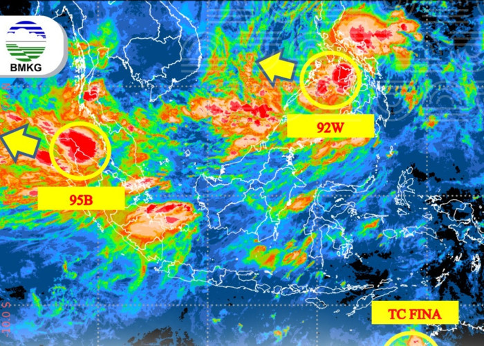 BNPB Ingatkan Cuaca Ekstrem Imbas Dua Bibit Siklon di Samudra Hindia