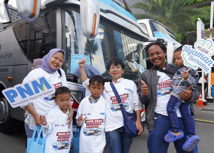 Mudik Nyaman Bersama BUMN, PNM Fasilitasi Ratusan Peserta Mudik Tanpa Cemas Ongkos