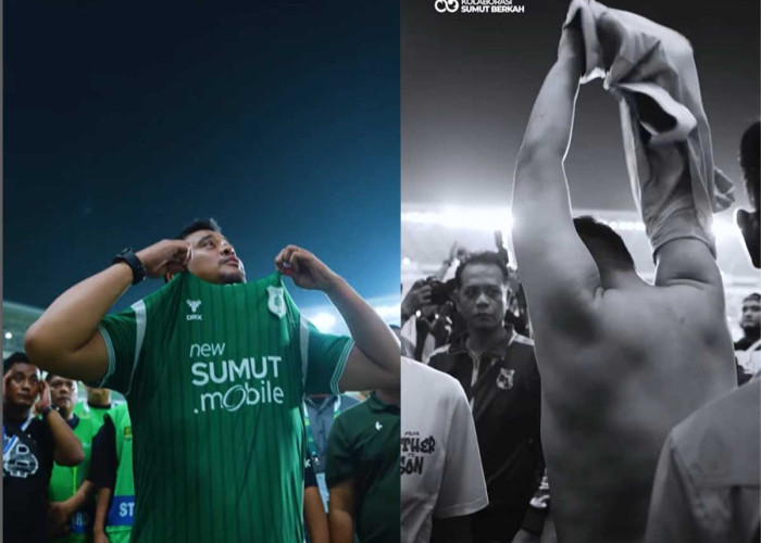 Ketika Gubernur Bobby Terpaksa Telanjang Dada Lempar Jersey Demi Tenangkan Massa Ngamuk di Tribun