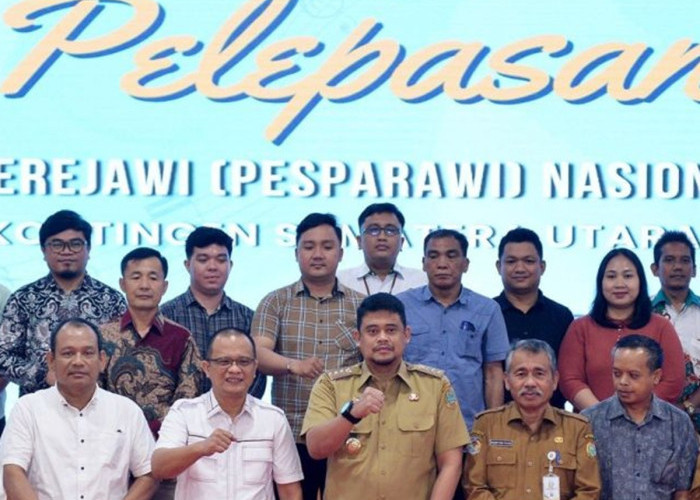 Bawa Misi Juara Umum, Bobby Nasution Lepas Kontingen Pesparawi Sumut ke Papua Barat