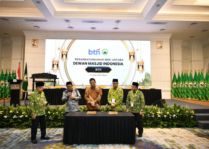 Dukung Inklusi Keuangan Lewat Solusi Digital,  BTN Gandeng Dewan Masjid Indonesia