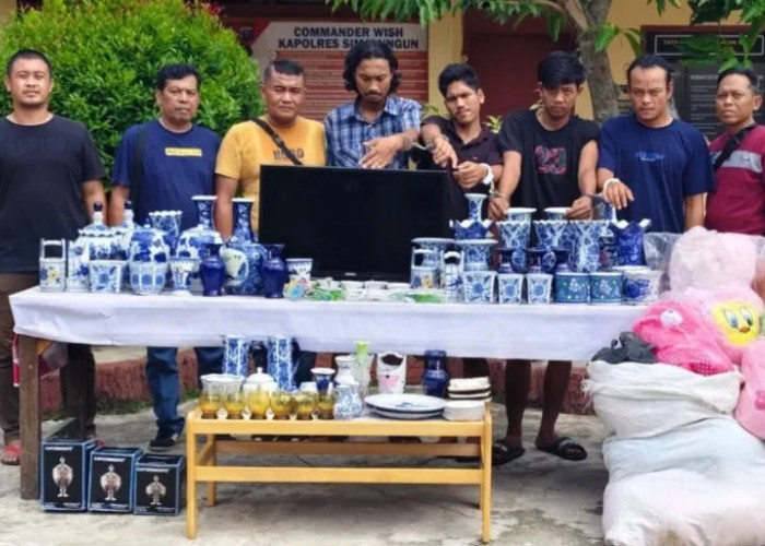 Nekat Gasak Isi Rumah Tak Berpenghuni, 4 Pemuda di Simalungun Berakhir Diborgol