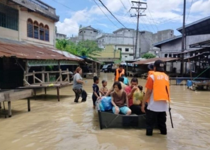 Kota Tebing Tinggi Dilanda Banjir, 1.051 KK Terdampak di Empat Kecamatan