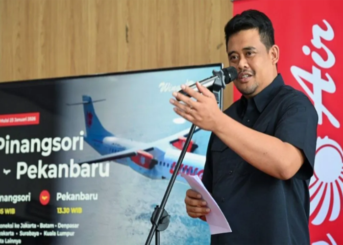 Bobby Nasution Minta Tiket Penerbangan Pinangsori–Pekanbaru Terjangkau untuk Masyarakat