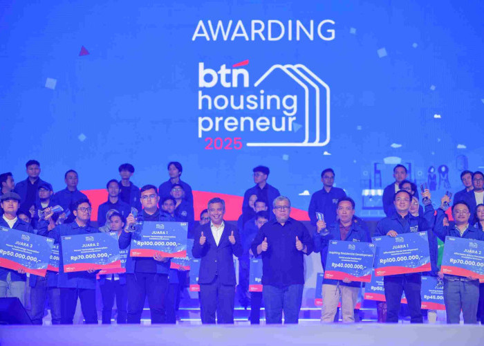 Tutup Rangkaian BTN Expo 2026, Awarding BTN Housingpreneur 2025 Lahirkan Inovator Muda Ekosistem Perumahan