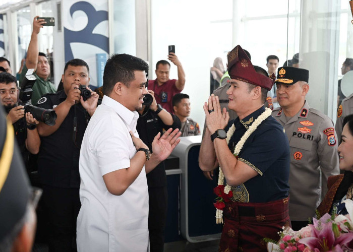 Bobby Nasution Sambut Sonny Irawan di Kualanamu, Dorong Kolaborasi untuk Keamanan Sumut