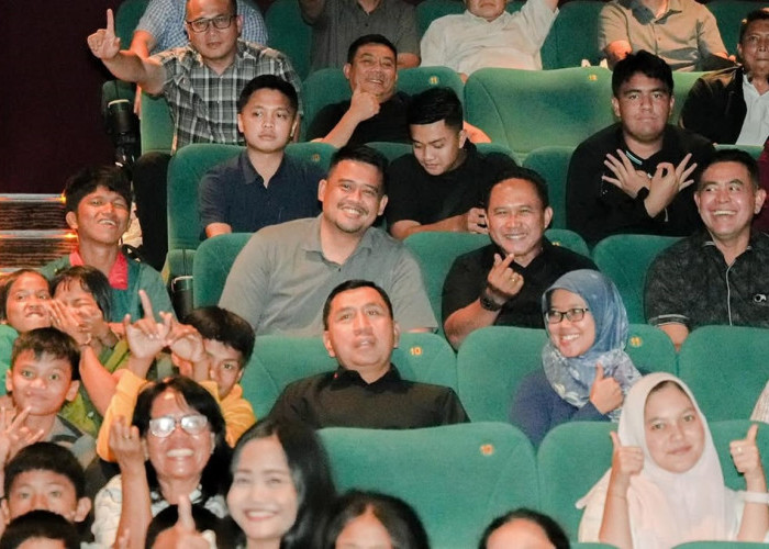 Bobby Nasution Nobar Film Believe: Tumbuhkan Semangat Kepemimpinan Penuh Integritas di Sumut!
