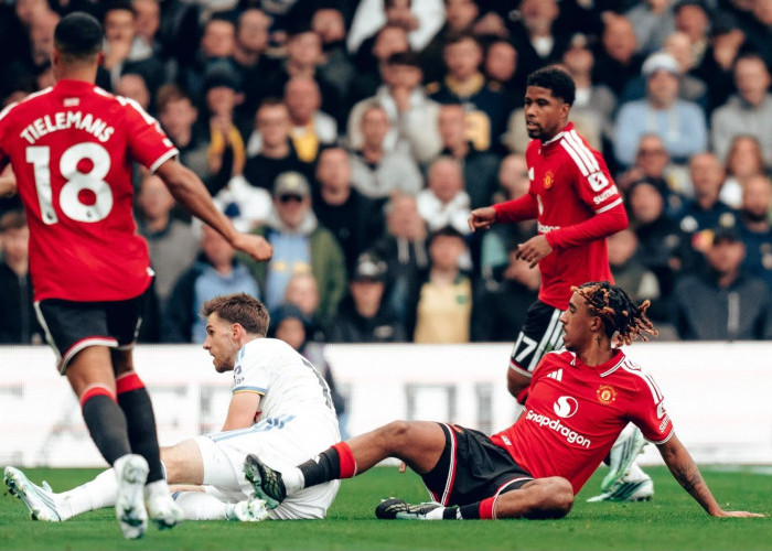 MU Masih Terpuruk di Liga Inggris, Ditahan Imbang Leeds United 1-1