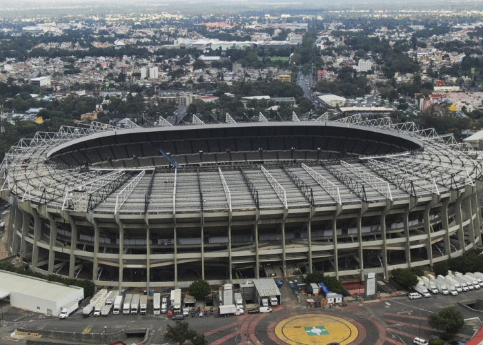 Stadion Azteca Bersolek Jelang Piala Dunia 2026: Lapangan Hibrida dan Fasilitas Modern Siap Sambut Dunia
