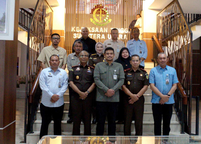 Bobby Nasution Perkuat Kolaborasi dengan Kejati Sumut, Bahas Pembangunan 2027
