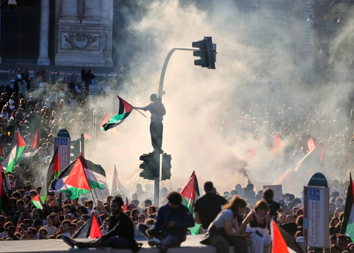Jelang Italia vs Israel: Keamanan Diperketat, Demonstran Pro-Palestina Desak Pertandingan Dibatalkan