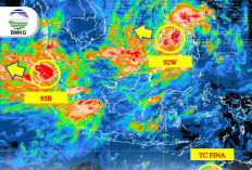 BNPB Ingatkan Cuaca Ekstrem Imbas Dua Bibit Siklon di Samudra Hindia