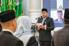 Perkuat Kinerja OPD, Bobby Nasution Lantik 308 Pejabat Eselon di Pemprov Sumut